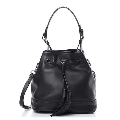 Prada City Calf Sport Bucket Bag Black 1 of 10