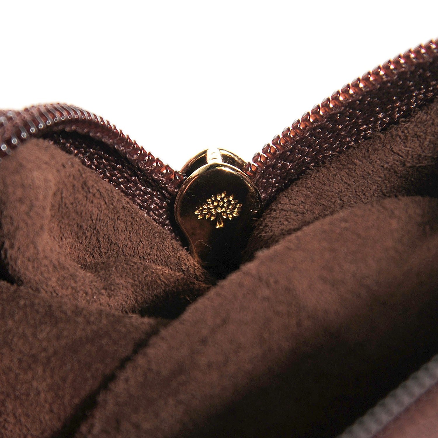 Mulberry Jacquard Floral Alexa Satchel Biscuit Brown 7 of 11
