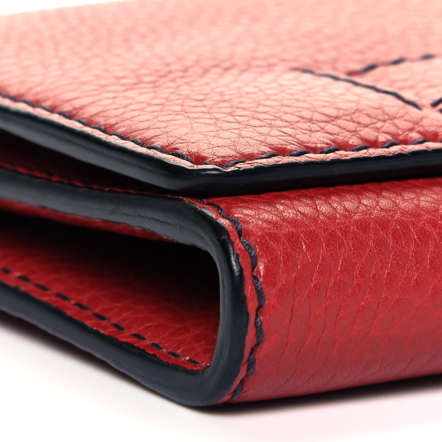 Christian Dior Grained Lambskin J'adior Croisiere Chain Wallet Red 5 of 10
