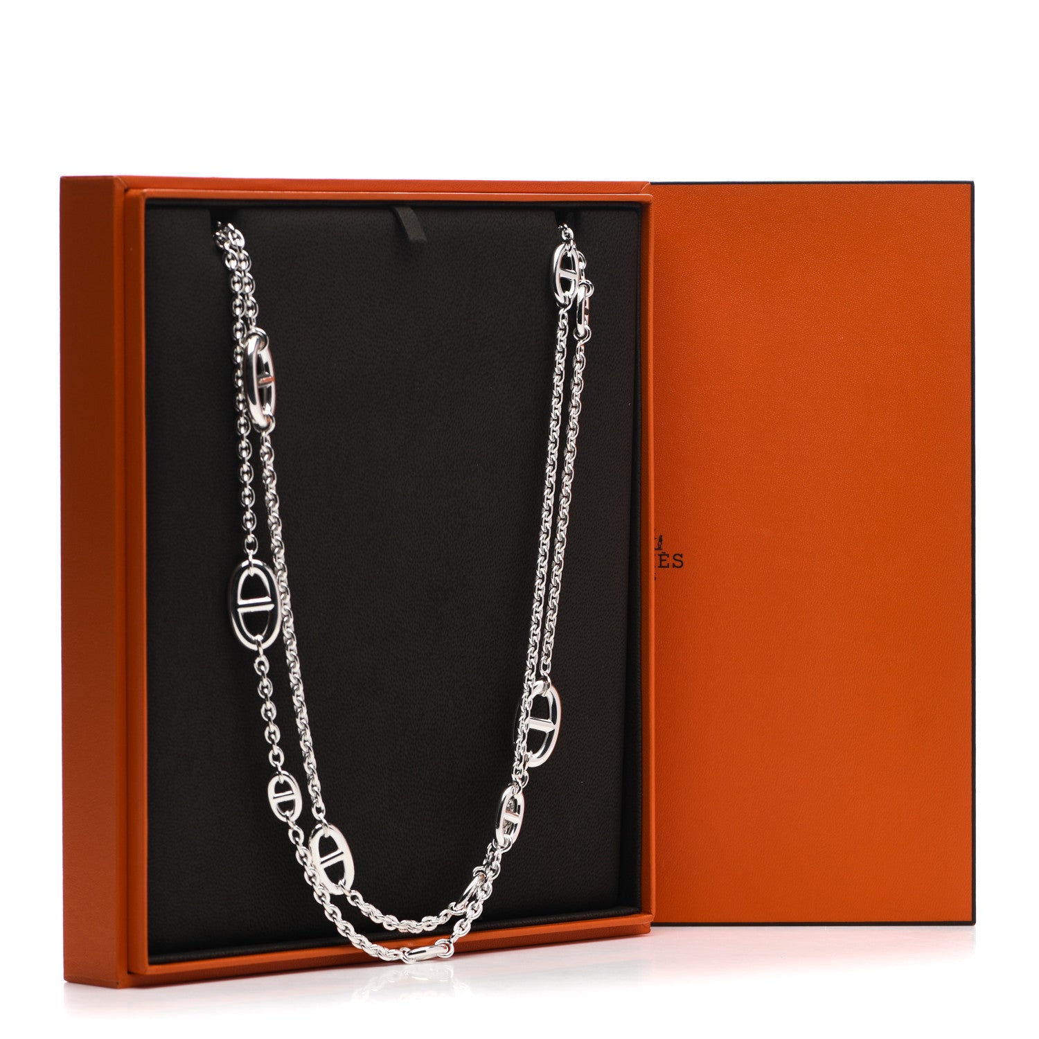 Hermes Sterling Silver Farandole Necklace 120 5 of 5