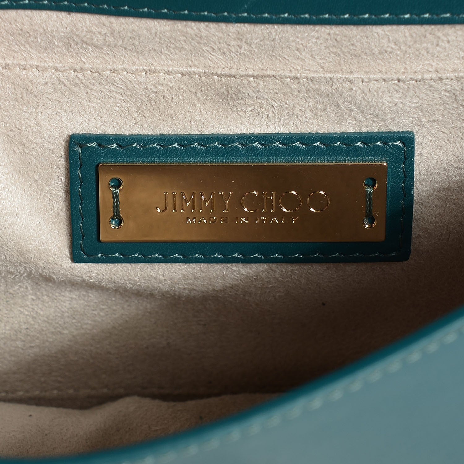 Jimmy Choo Smooth Calfskin Rebel Crossbody Bag Teal 6 of 9