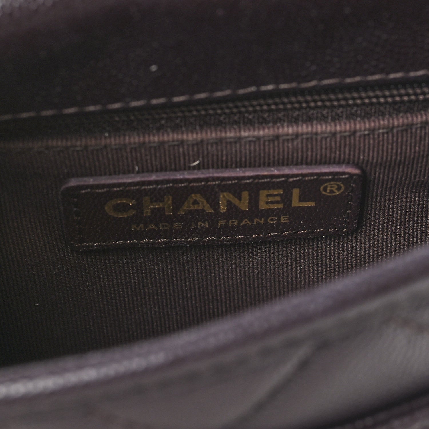 Chanel Caviar School Memory Mini Top Handle Flap  Burgundy 6 of 10