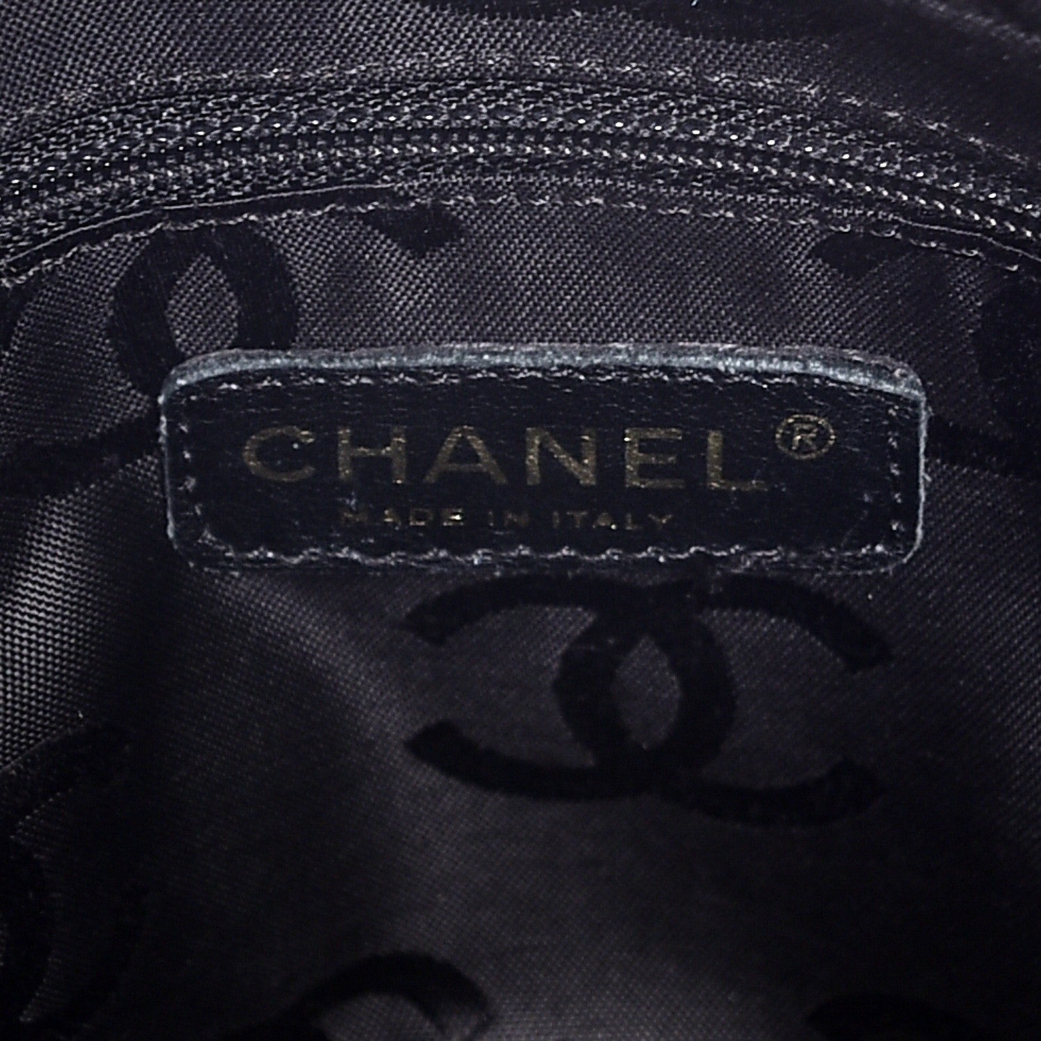 Chanel Patent CC Bowler Black 6 of 8