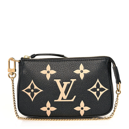Louis Vuitton Empreinte Monogram Giant Mini Pochette Accessories Black 1 of 9