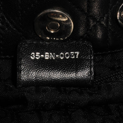 Christian Dior Lambskin Cannage Soft Large Lady Dior Tote Black 7 of 8