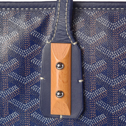 Goyard Goyardine Marquises Tote Navy 10 of 14