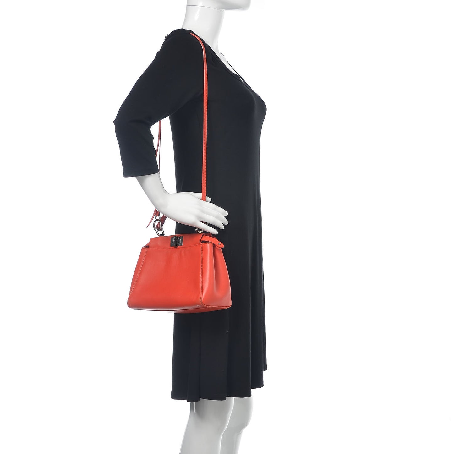Nappa Mini Peekaboo Iconic Satchel Papavero