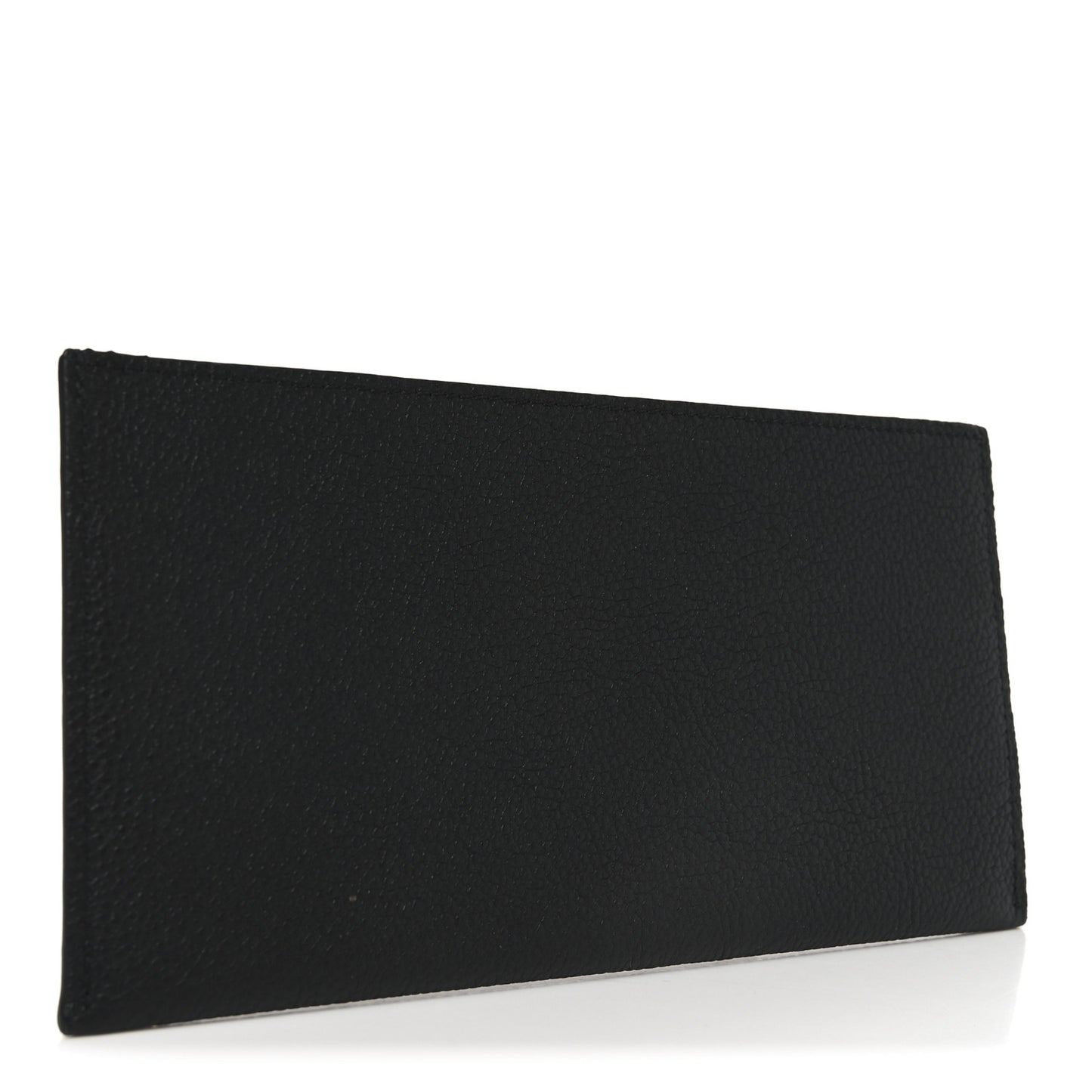 Calfskin Felicie Chain Wallet Card Holder Insert Black