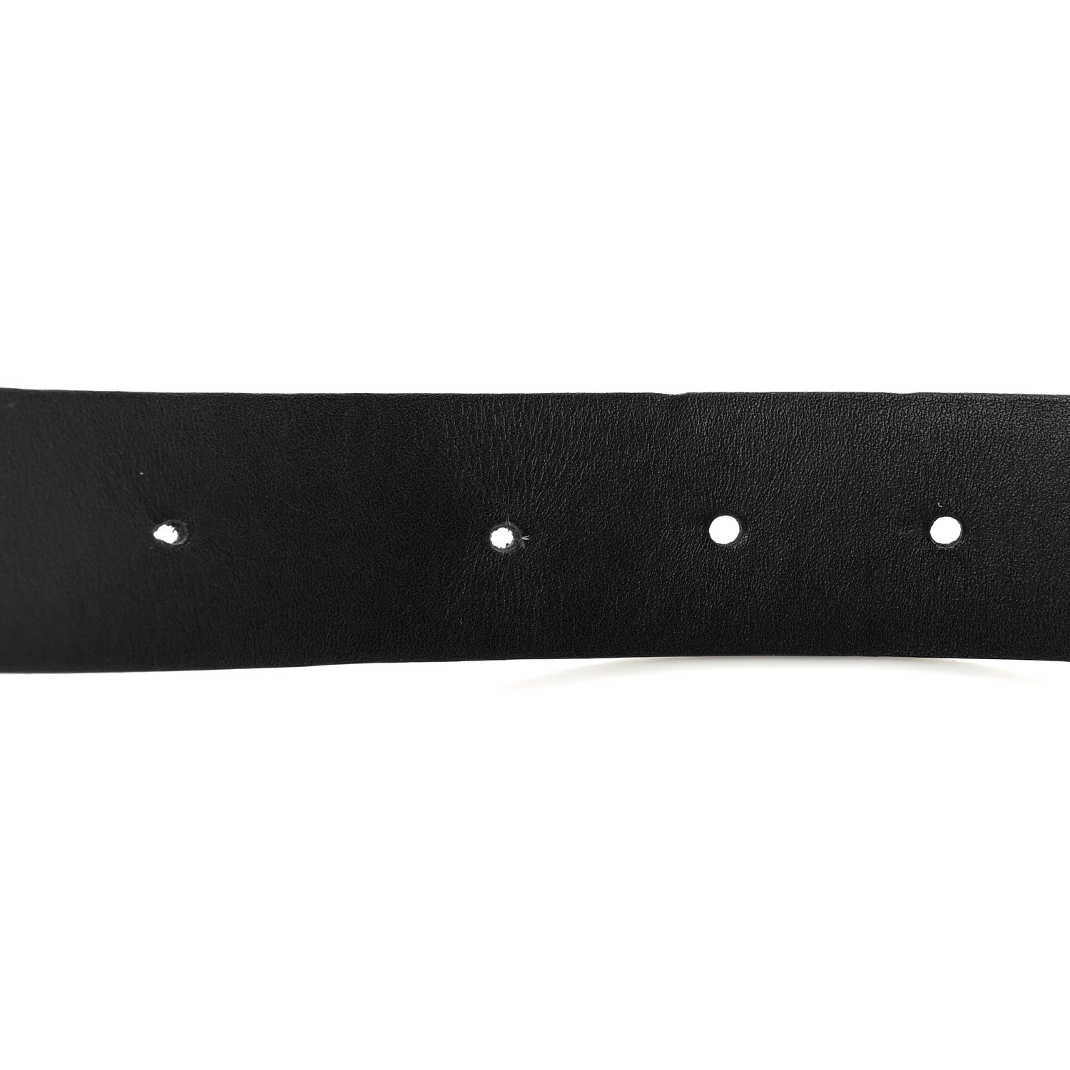 Chanel Lizard Embossed Calfskin Gripoix Poured Glass Along The Nile CC Belt 80 32 Black Gold 4 of 7