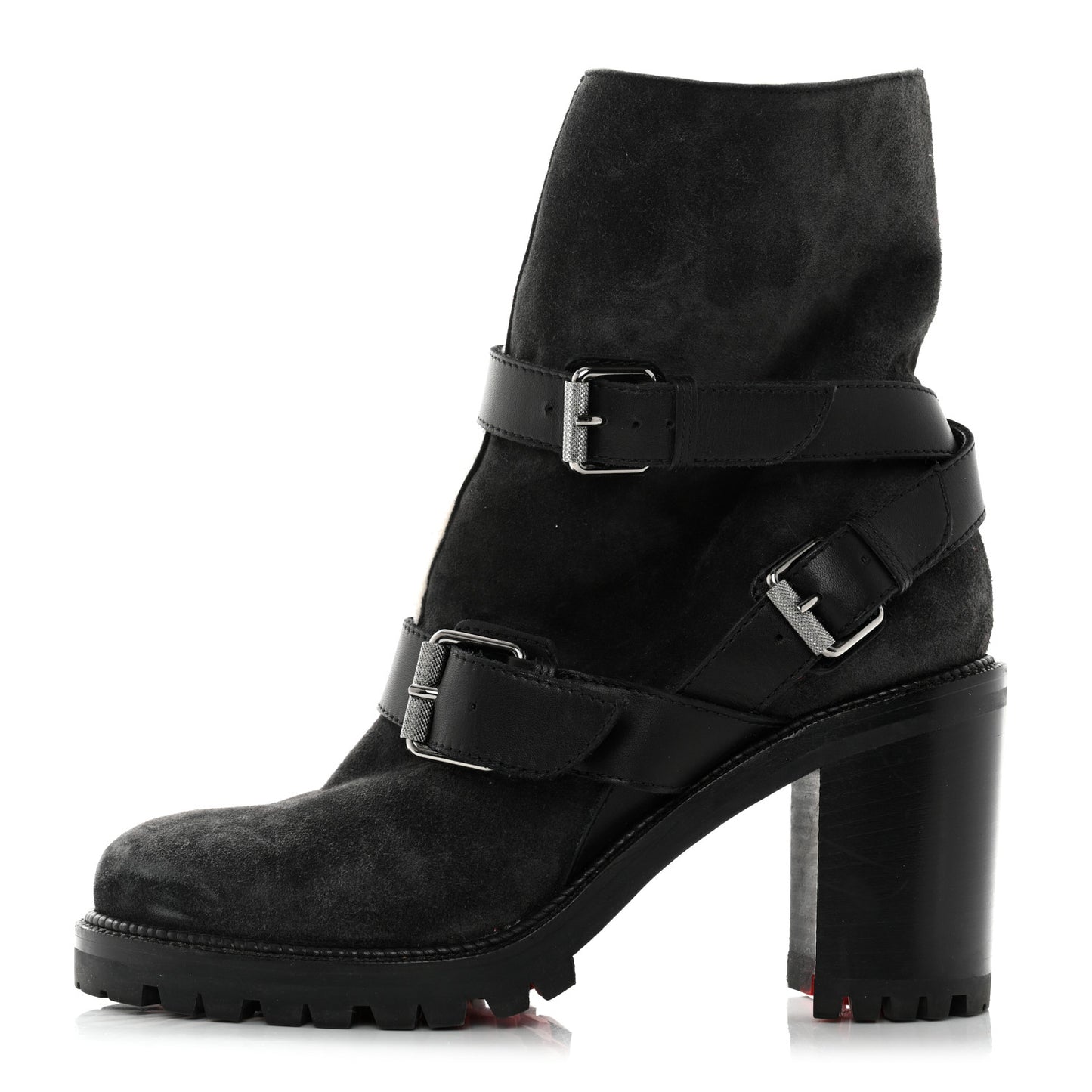 Calfskin Bouclette Viyonce 70 Boots 37.5 Black
