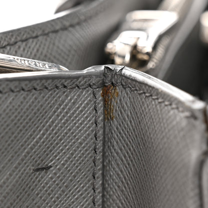 Prada Saffiano Medium Galleria Double Zip Tote Marmo 16 of 17