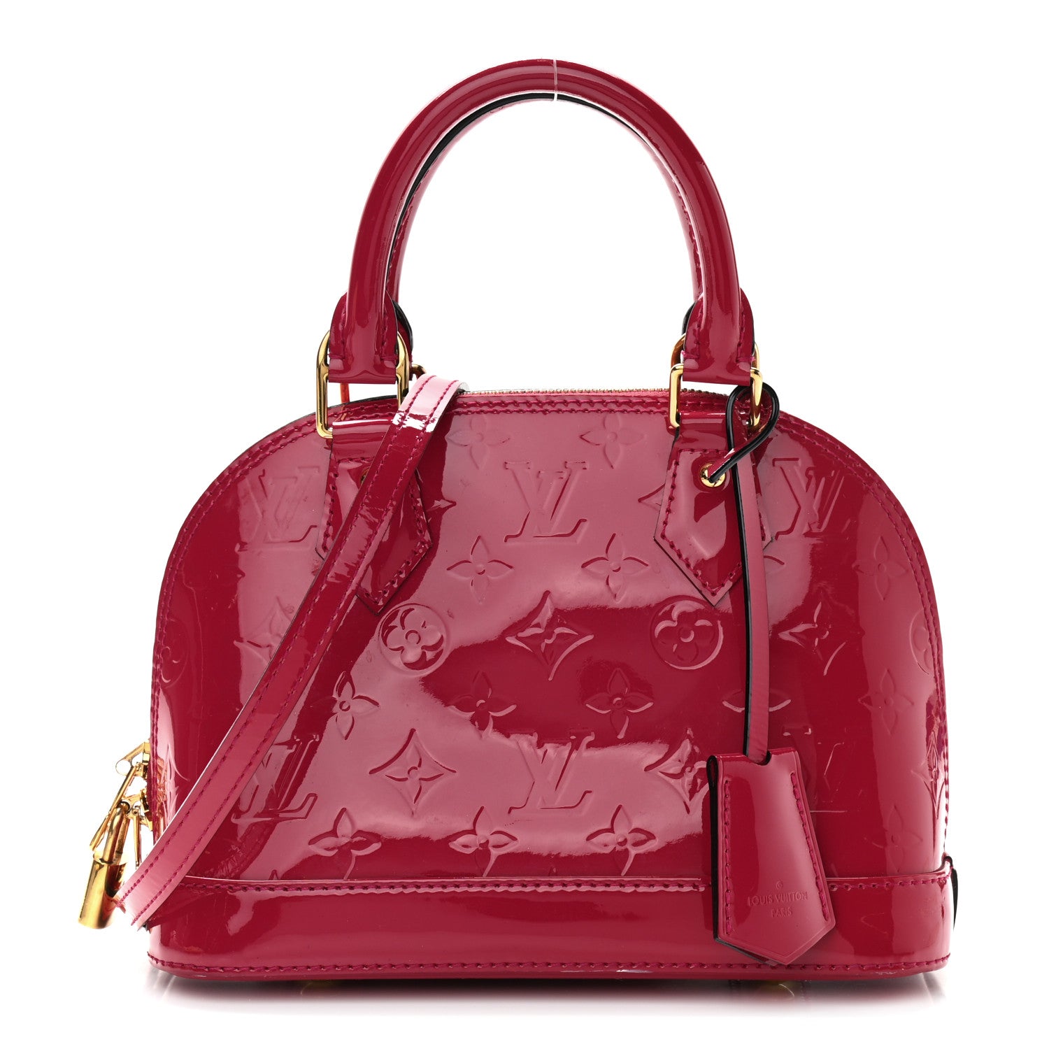 Louis Vuitton Vernis Alma BB Rose Indien 1 of 10