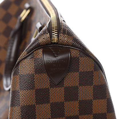 Louis Vuitton Damier Ebene Speedy 30 6 of 10