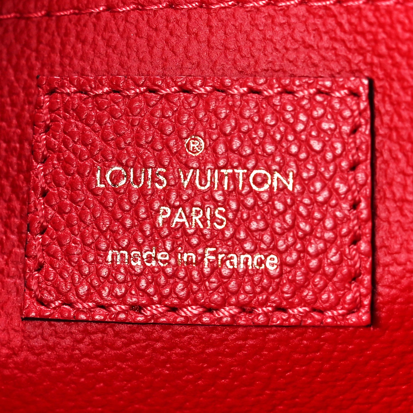 Empreinte Monogram Toiletry Pouch 26 Scarlet
