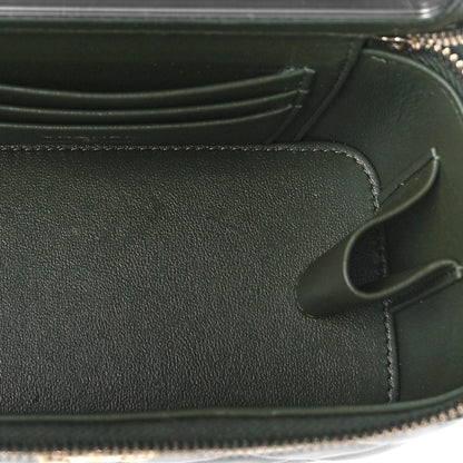 Chanel Lambskin Quilted Pick Me Up Vanity Case Khaki 6 of 10