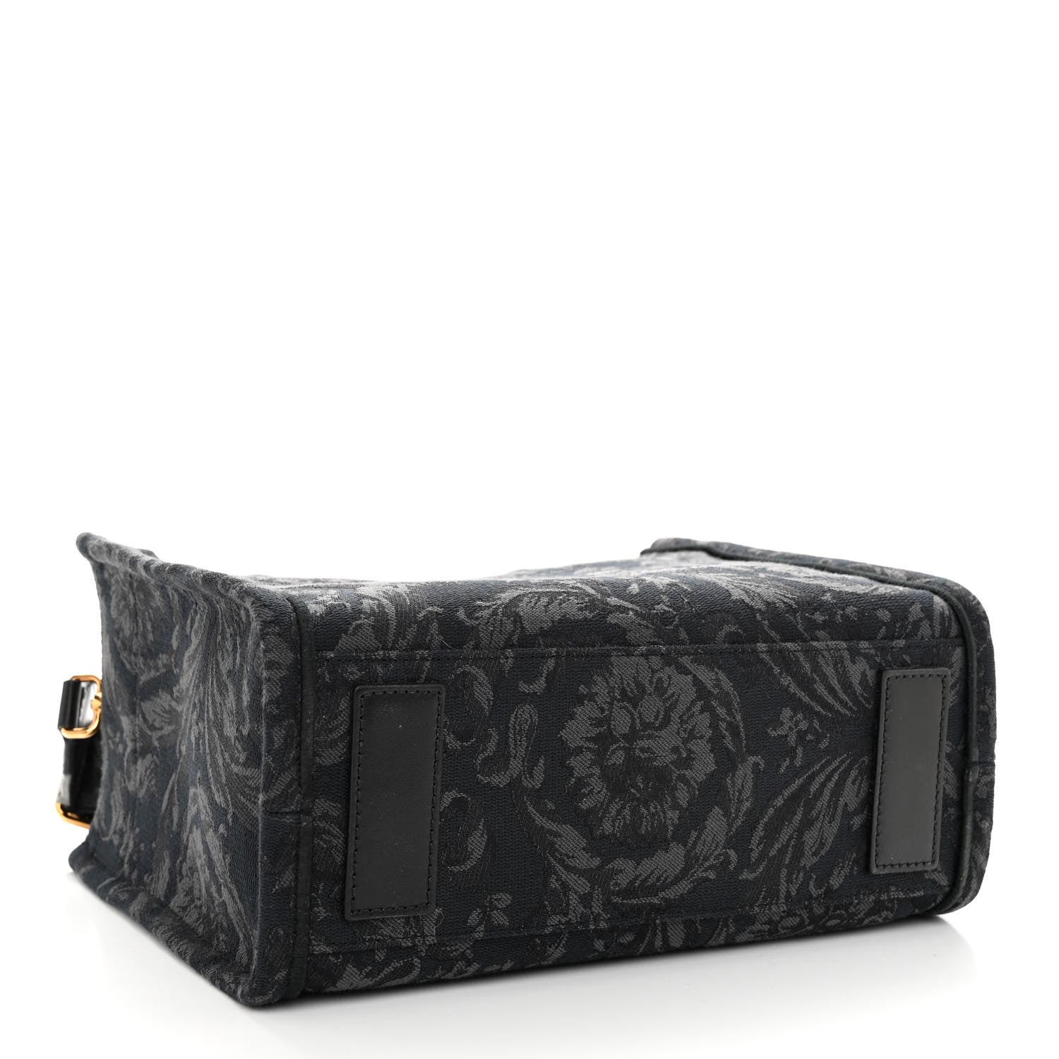 Versace Jacquard Barocco Small Athena Tote Black 4 of 9