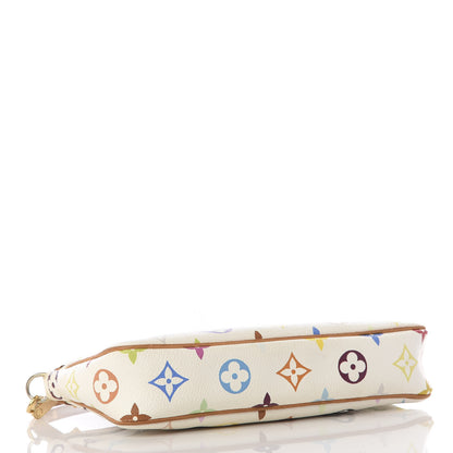 Louis Vuitton Monogram Multicolor Pochette Accessories White 3 of 9