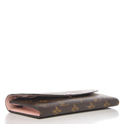 Louis Vuitton Monogram Emilie Wallet Rose Ballerine 4 of 8