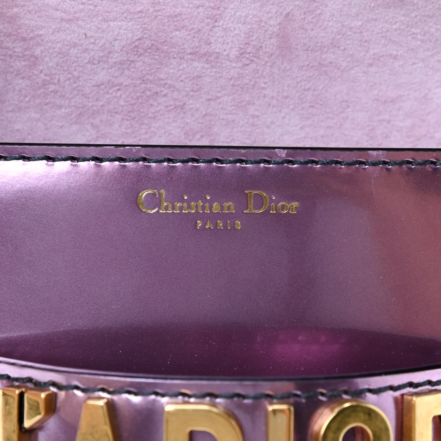 Christian Dior Metallic Calfskin J'Adior Mini Chain Flap Bag Pink 8 of 10