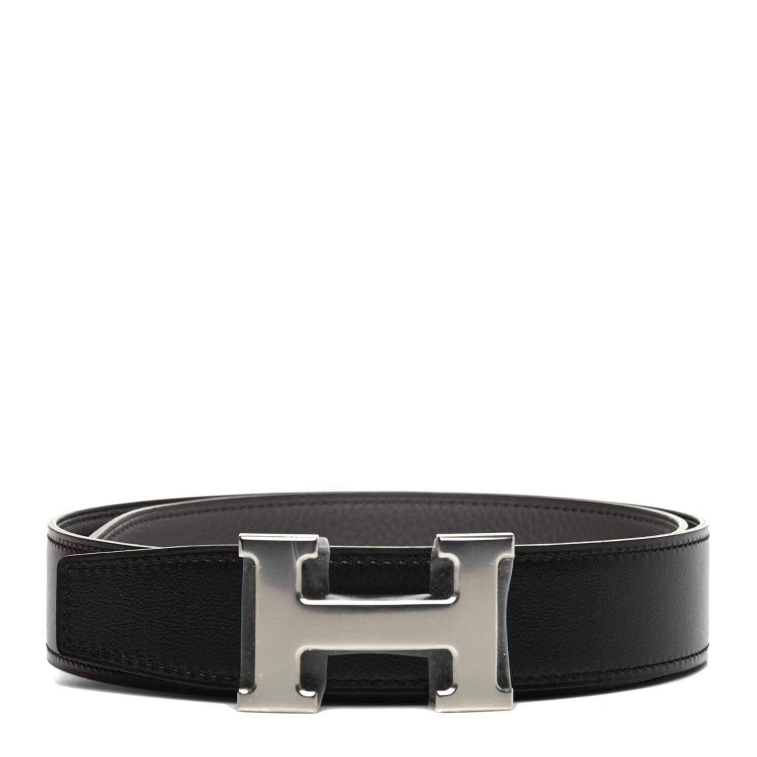 Hermes Togo 32mm H Belt 75 Black Etain 1 of 7