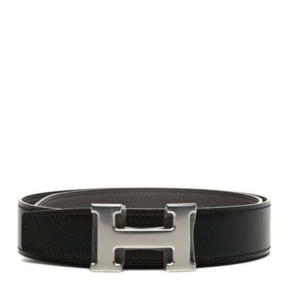Hermes Togo 32mm H Belt 75 Black Etain 1 of 7