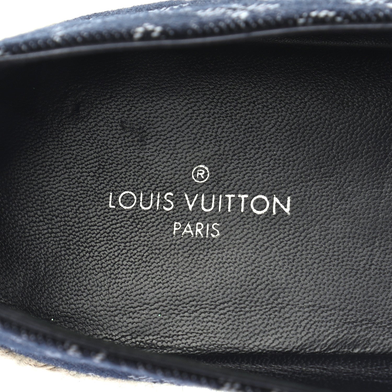 Louis Vuitton Monogram Denim Waterfall Espadrille 39 Marine 7 of 8