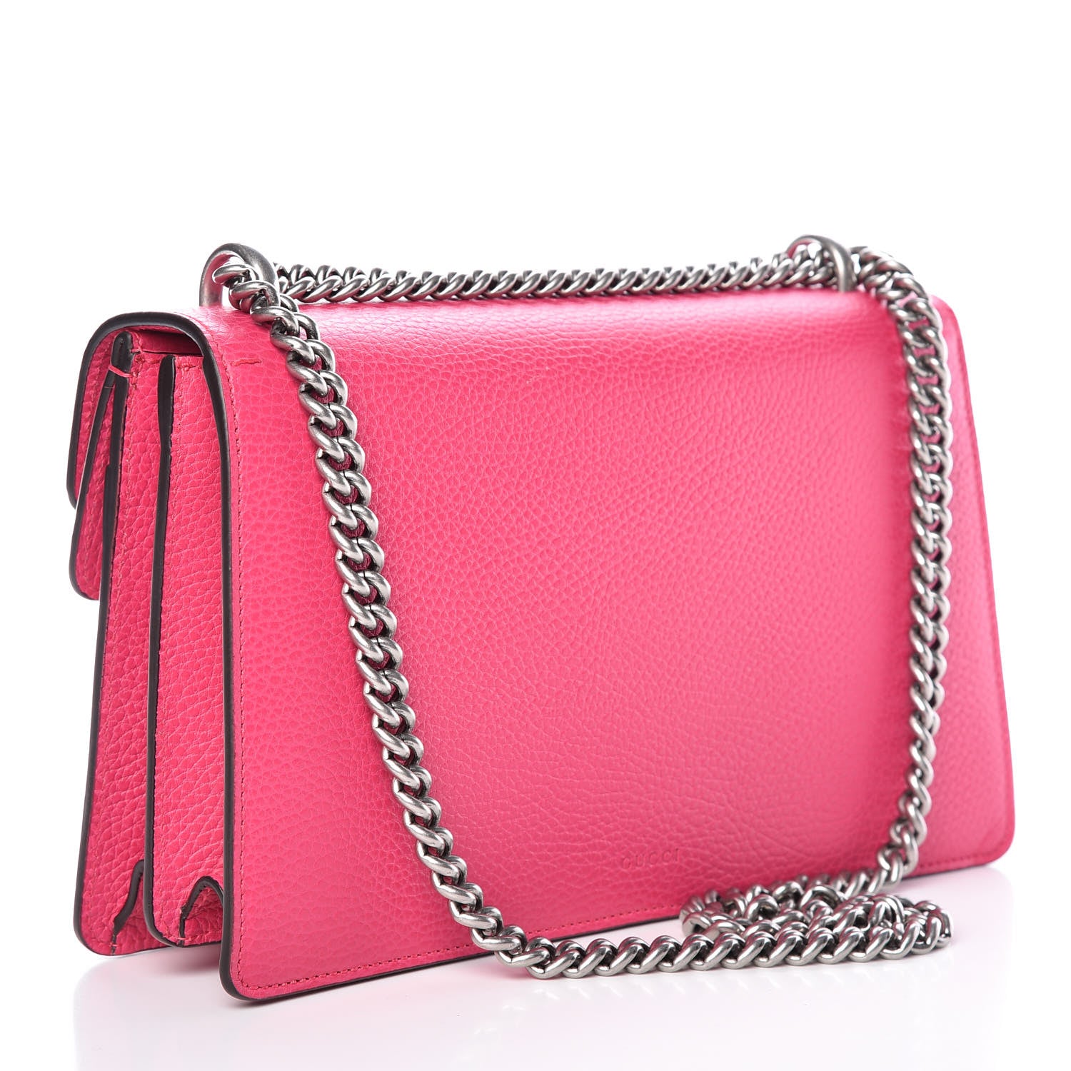 Gucci Pebbled Calfskin Embellished Guccify Small Dionysus Shoulder Bag Rosa 3 of 11