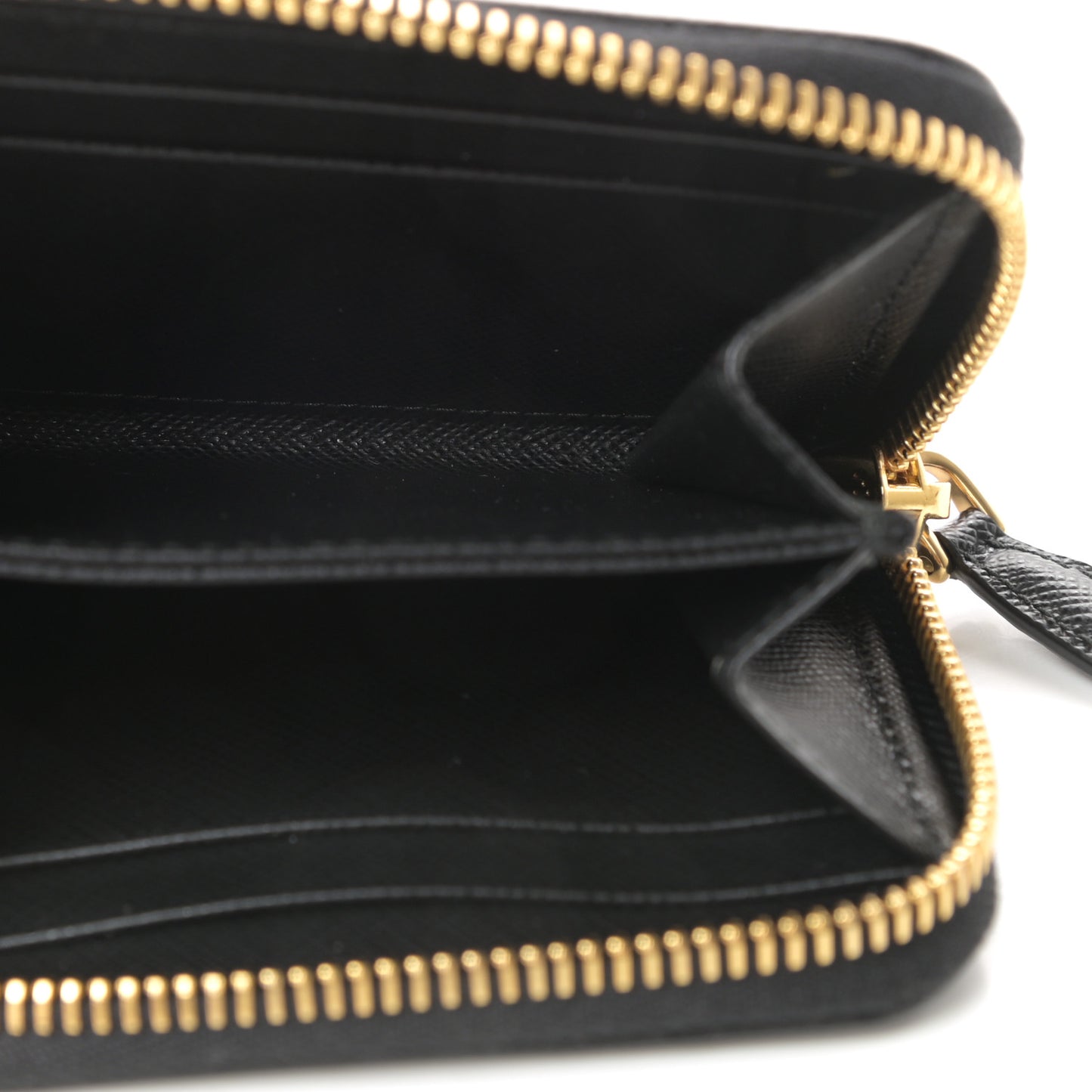 Saffiano Metal Coin Purse Black