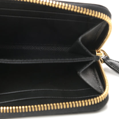 Prada Saffiano Metal Coin Purse Black 5 of 6