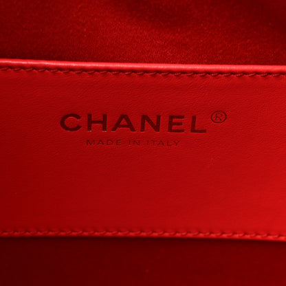 Chanel Caviar Quilted Small Chanel 25 Handbag Dark Red 6 of 10