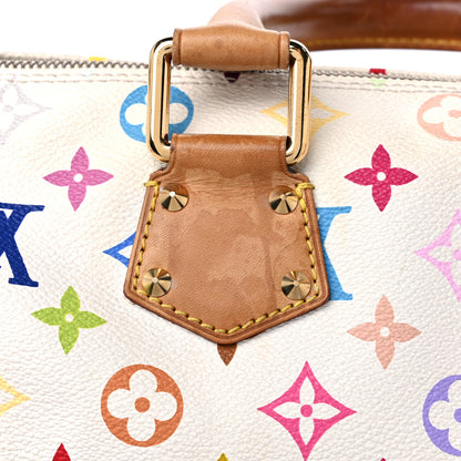 Louis Vuitton Monogram Multicolor Speedy 30 White 12 of 18