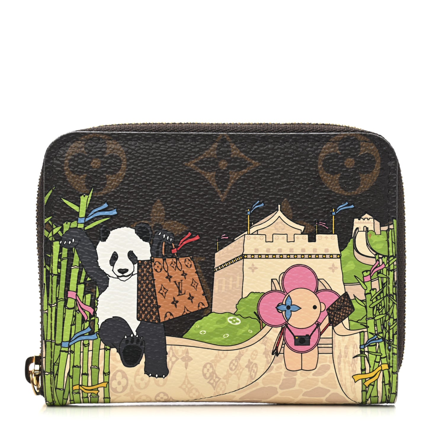 Monogram 2021 Christmas China Animation Zippy Coin Purse Myosotis Blue