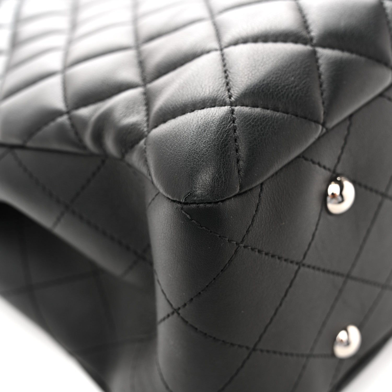 Chanel Calfskin Quilted Large CC Shopping Tote Black 12 of 12