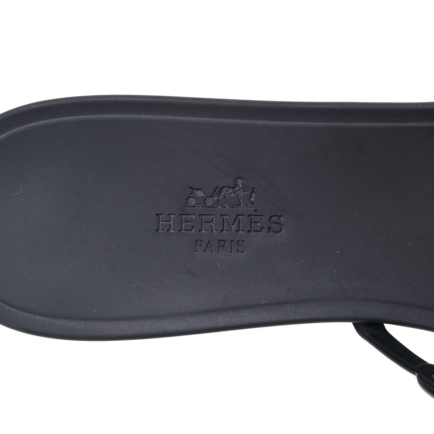 Rubber Chaine d'Ancre Rivage Sandals 39 Black