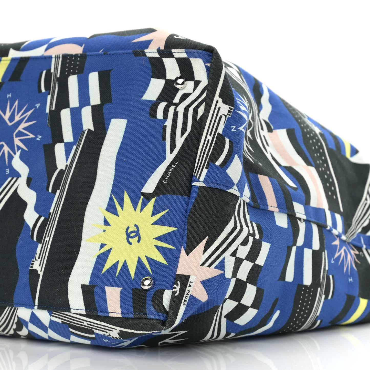 Canvas Large La Pausa Bay Shopping Bag