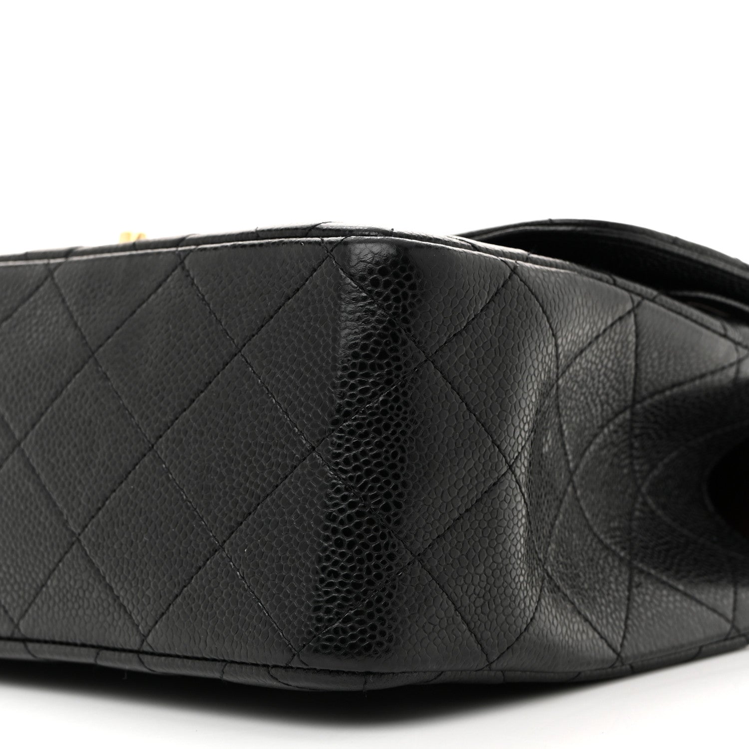 Chanel Caviar Quilted Jumbo Double Flap Black 10 of 12