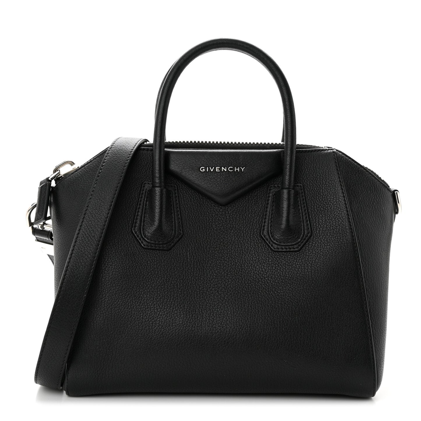 Sugar Goatskin Small Antigona Black