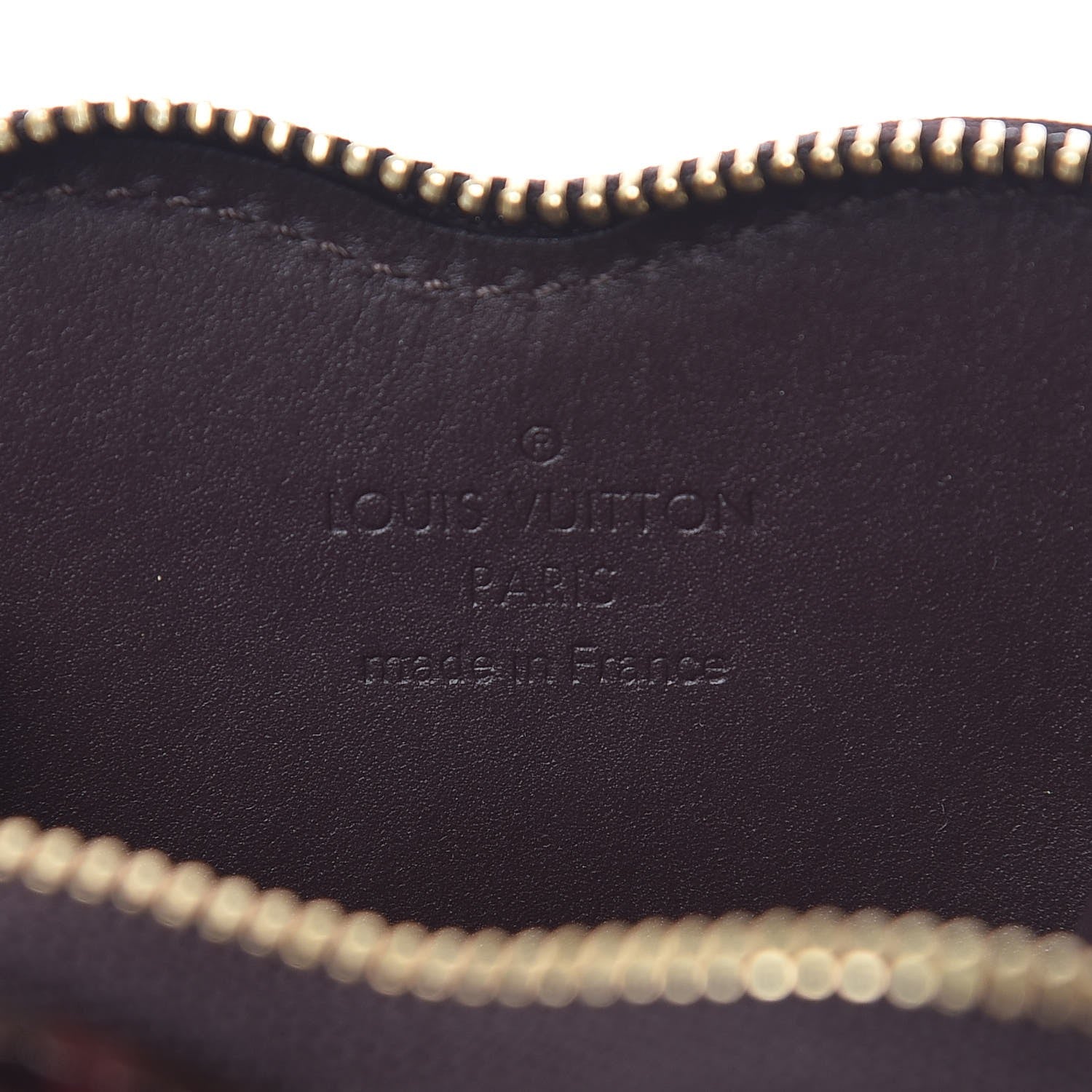 Louis Vuitton Vernis Rayures Coeur Heart Coin Purse Amarante 6 of 6