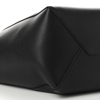Celine Soft Grained Calfskin Medium Belt Cabas Phantom Black 5 of 10