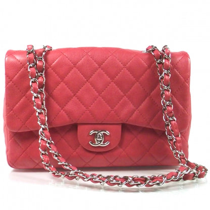 Chanel Caviar JUMBO Classic Flap Fuchsia Red 1 of 9