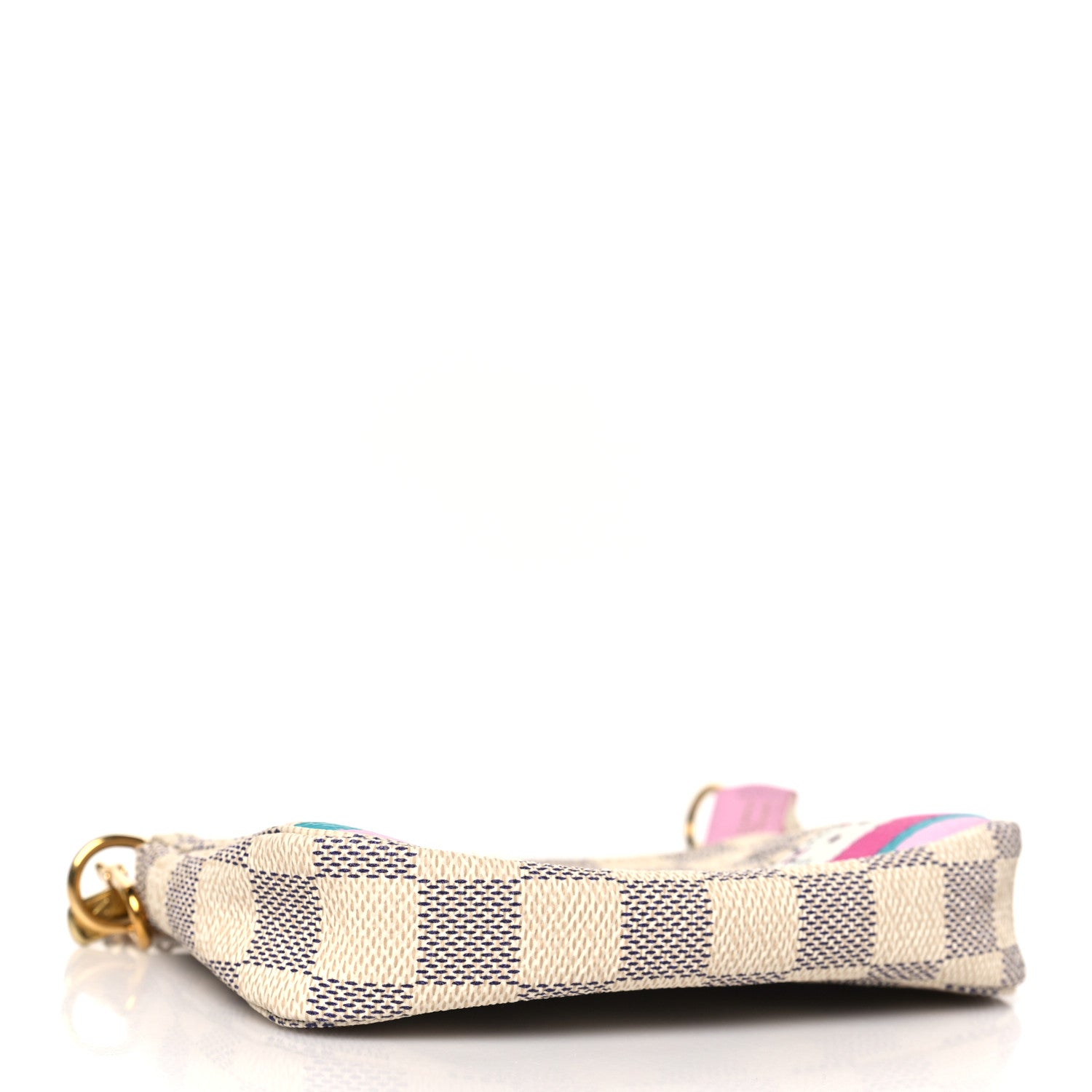 Louis Vuitton Damier Azur 2016 Christmas Animation Mini Pochette Accessories 4 of 8