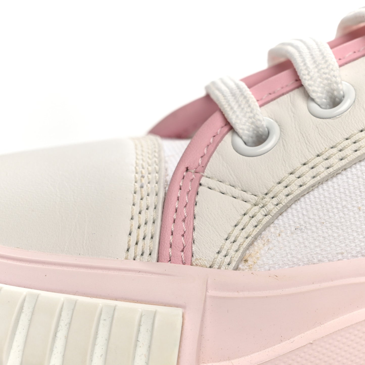 Canvas LV Squad Sneakers 38 White Pink