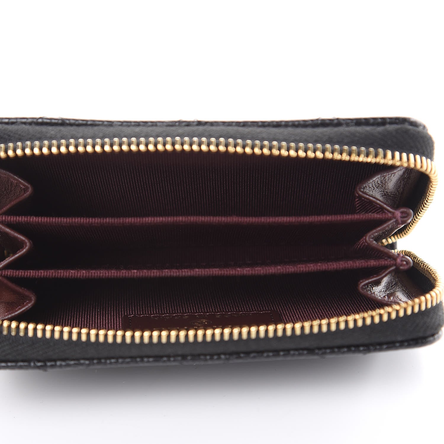 Chanel Caviar Quilted Zip Coin Purse Black 5 of 8