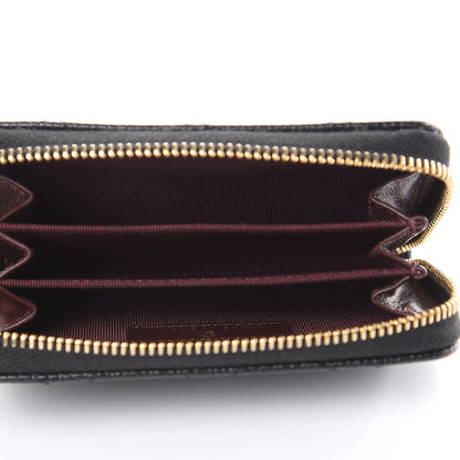 Chanel Caviar Quilted Zip Coin Purse Black 5 of 8
