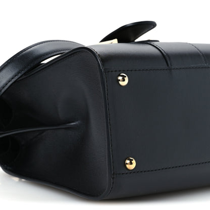 Delvaux Box Calfskin Mini Brillant Satchel Black 9 of 10