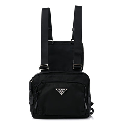 Prada Tessuto Nylon Montagna Harness Bag Black 1 of 11