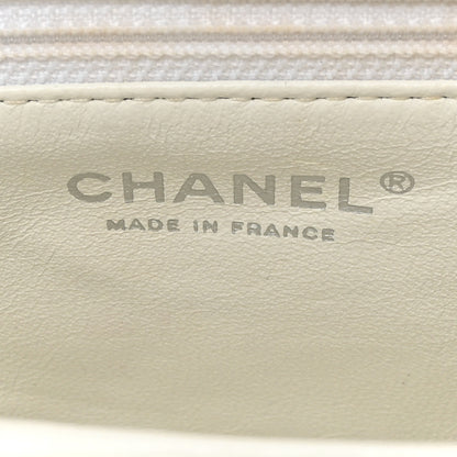 Chanel Caviar Quilted Timeless Clutch White 6 of 12
