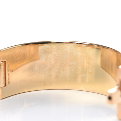 Hermes Enamel Wide Clic Clac H Bracelet GM White 6 of 7