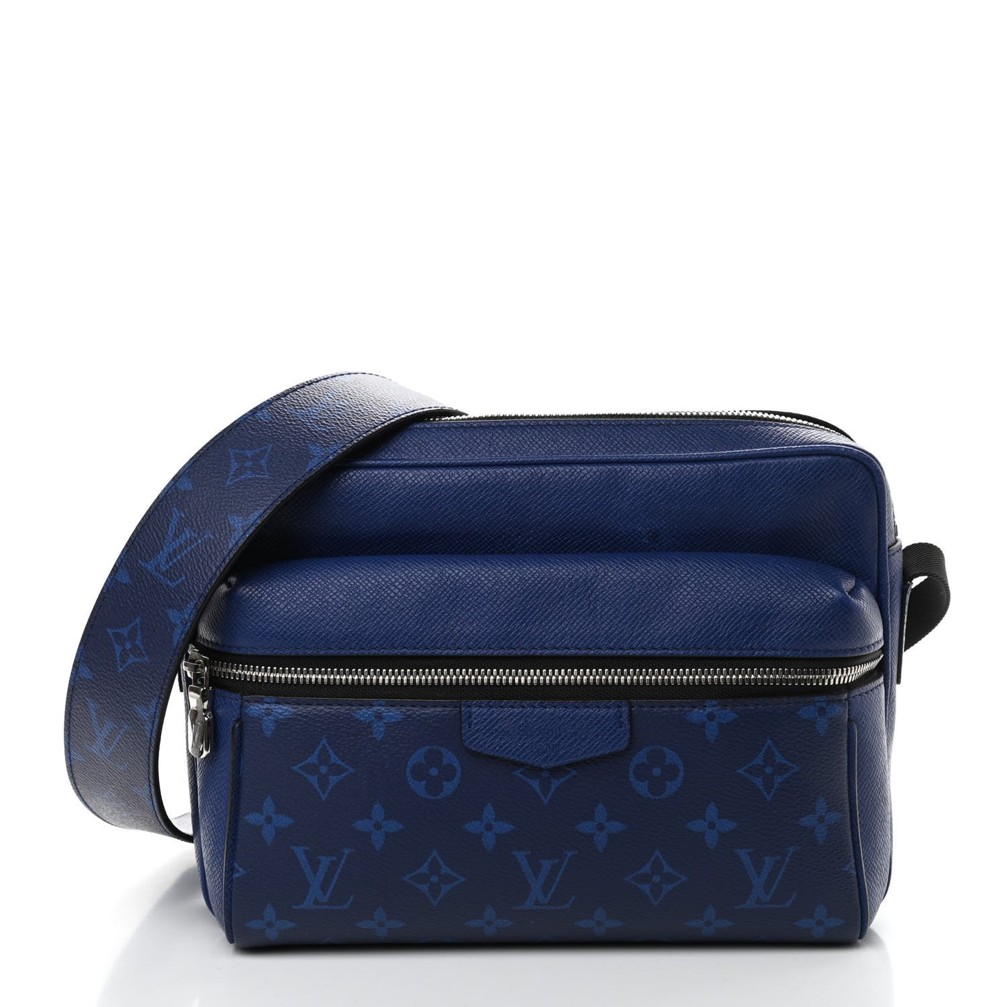 Taiga Monogram Outdoor Messenger Cobalt