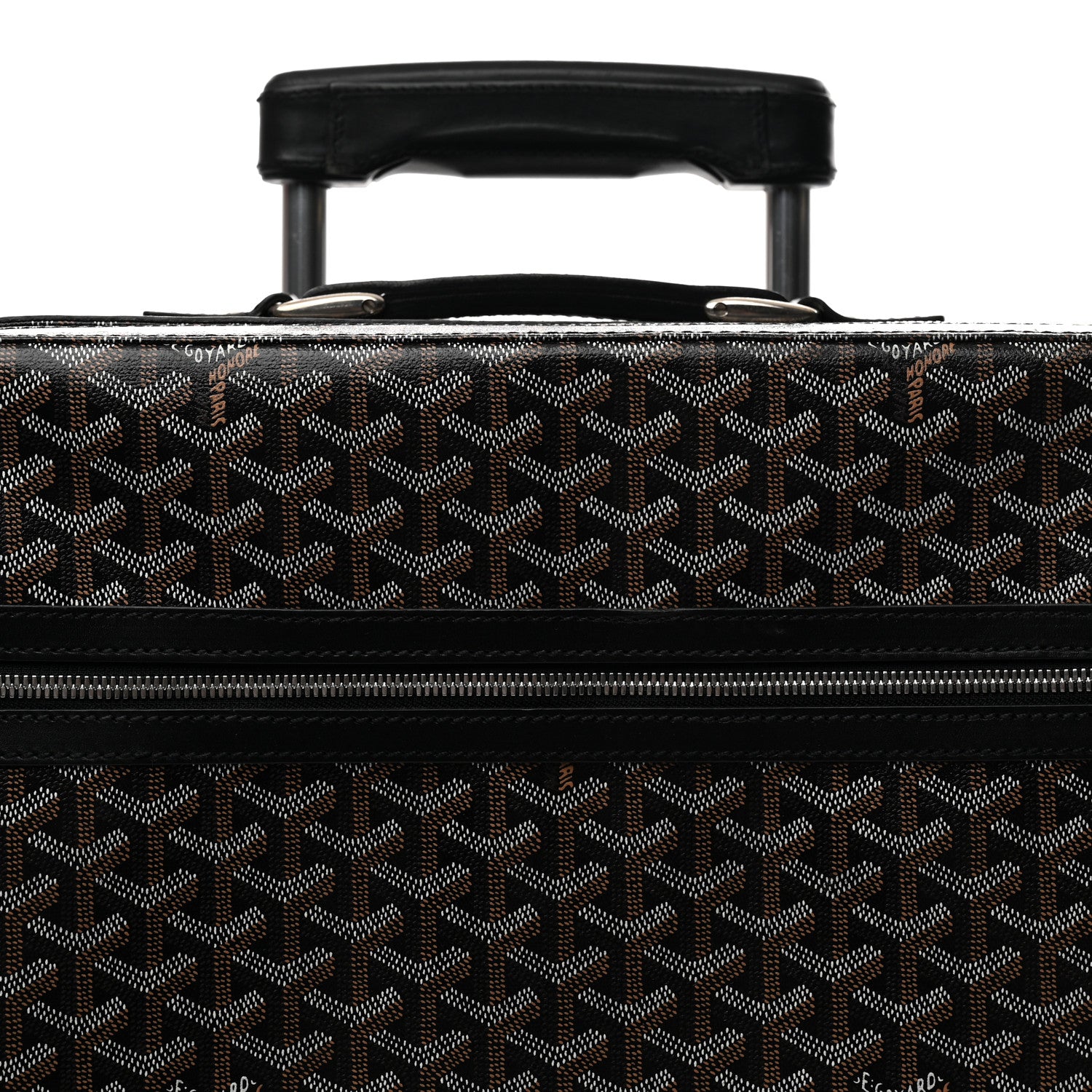 Goyard Goyardine Rolling Suitcase Trolley PM Black 7 of 10